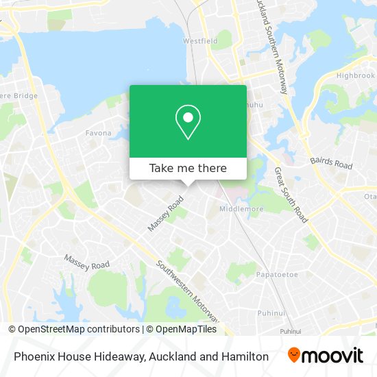 Phoenix House Hideaway map