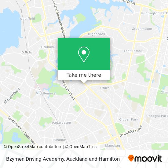 Bzymen Driving Academy map