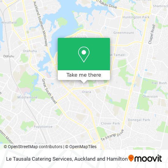 Le Tausala Catering Services map