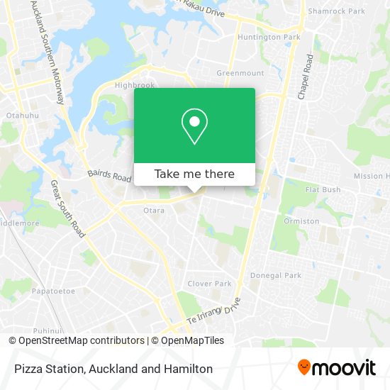 Pizza Station map