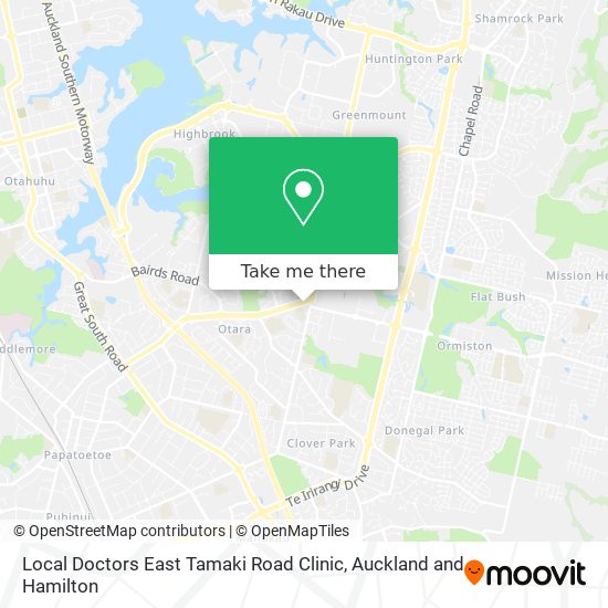 Local Doctors East Tamaki Road Clinic map