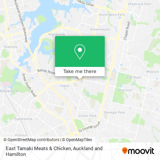 East Tamaki Meats & Chicken map