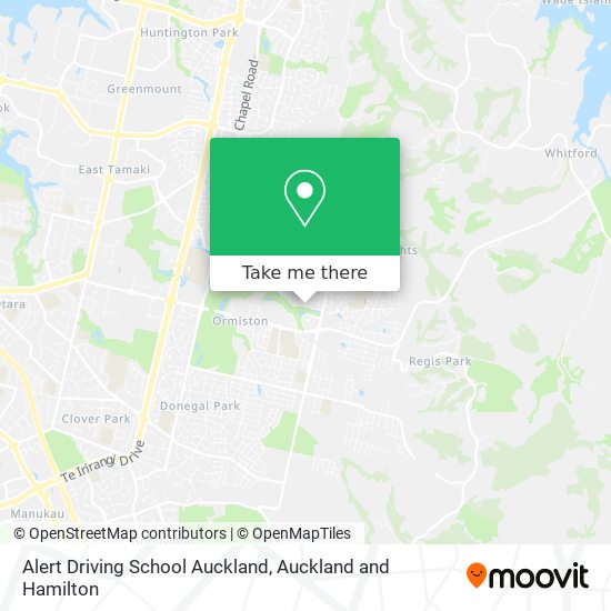 Alert Driving School Auckland map