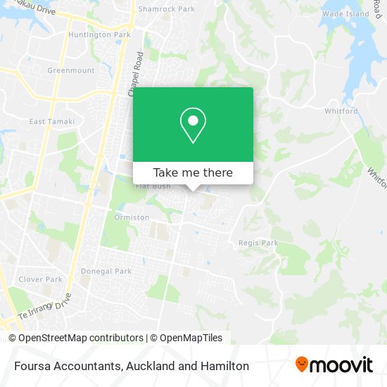 Foursa Accountants map