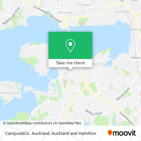 Campus&Co. Auckland map