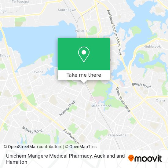 Unichem Mangere Medical Pharmacy map