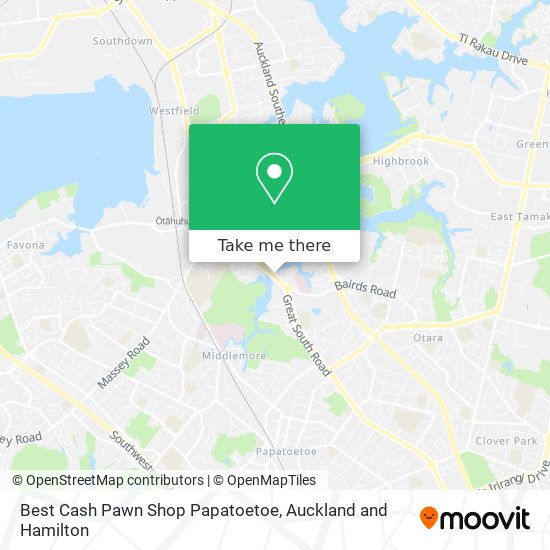 Best Cash Pawn Shop Papatoetoe map