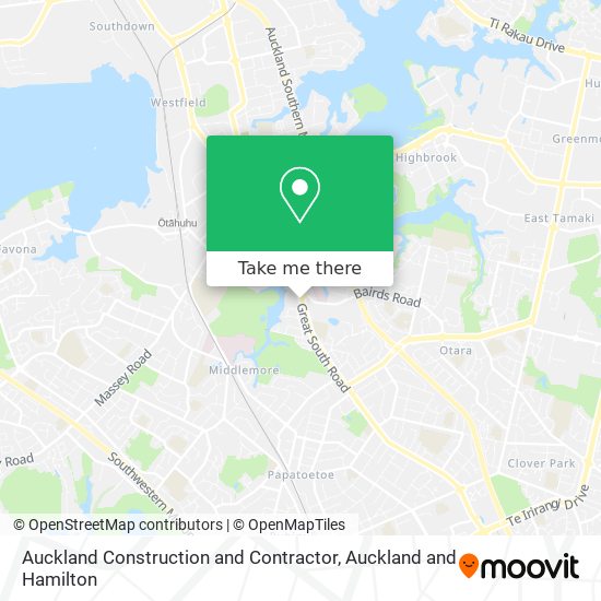 Auckland Construction and Contractor map