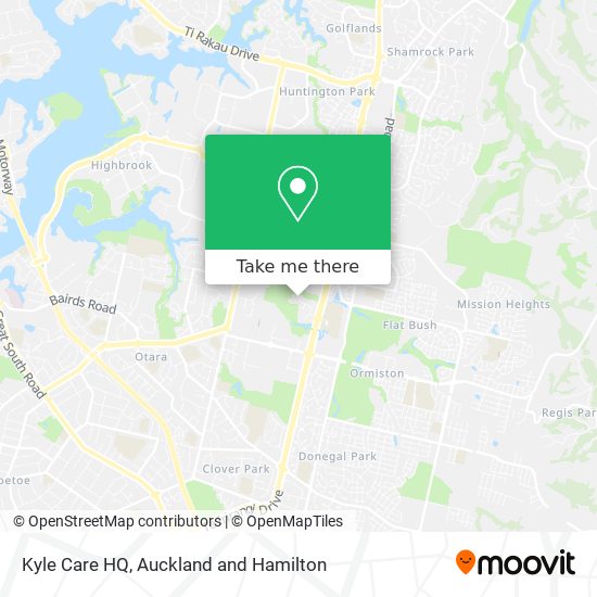 Kyle Care HQ map