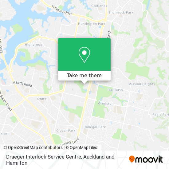 Draeger Interlock Service Centre map