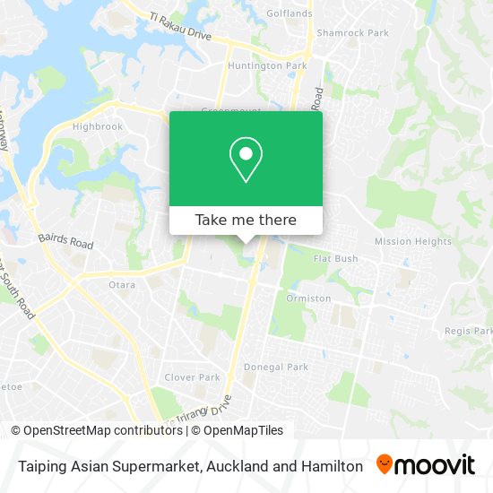 Taiping Asian Supermarket map