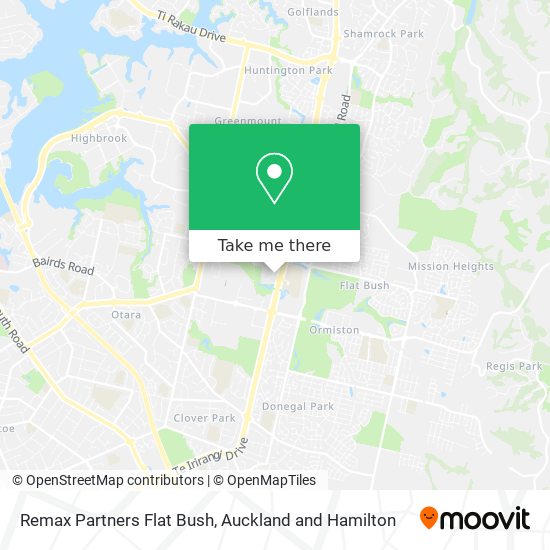 Remax Partners Flat Bush map