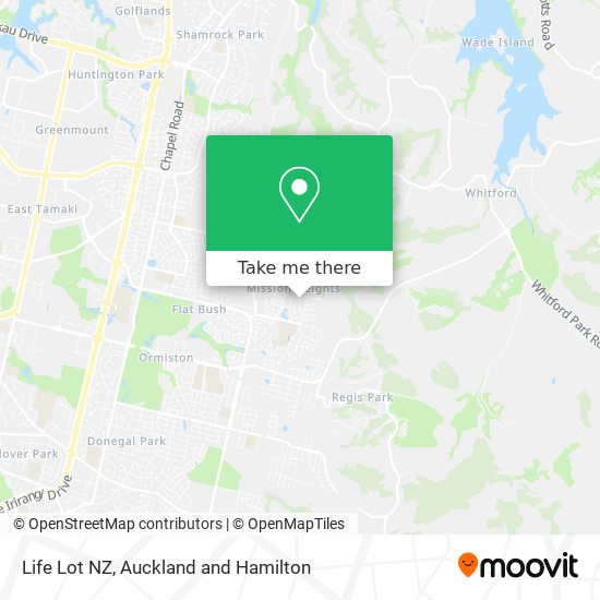Life Lot NZ map