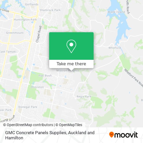 GMC Concrete Panels Supplies map