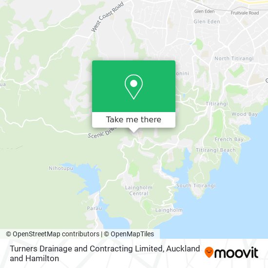 Turners Drainage and Contracting Limited map