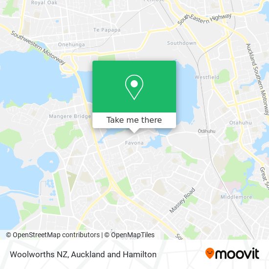 Woolworths NZ map