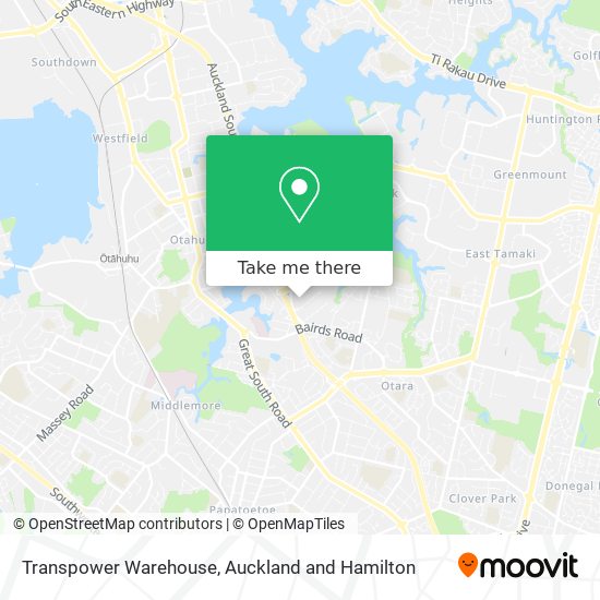 Transpower Warehouse map