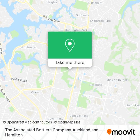 The Associated Bottlers Company map