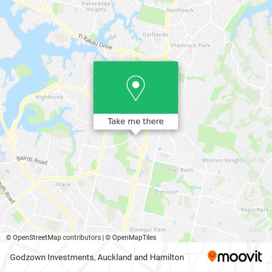 Godzown Investments map