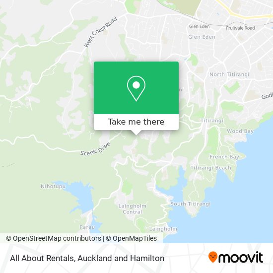 All About Rentals map