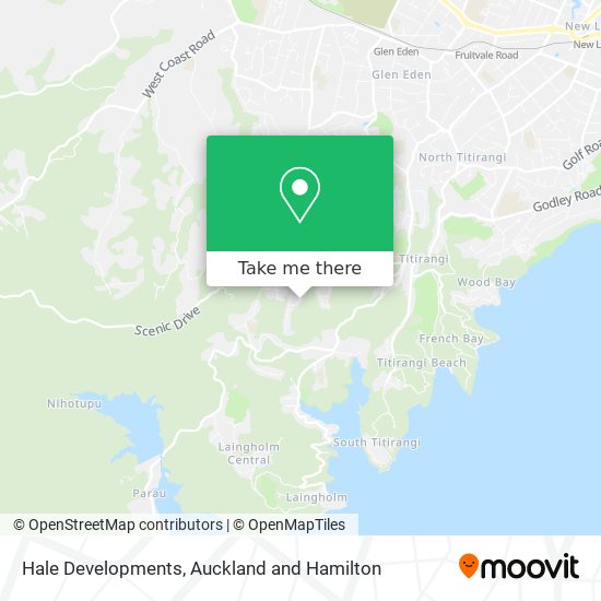 Hale Developments map