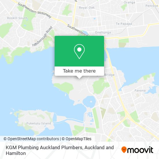 KGM Plumbing Auckland Plumbers map