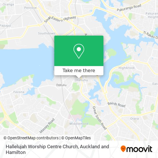 Hallelujah Worship Centre Church map