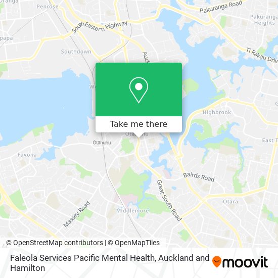 Faleola Services Pacific Mental Health map