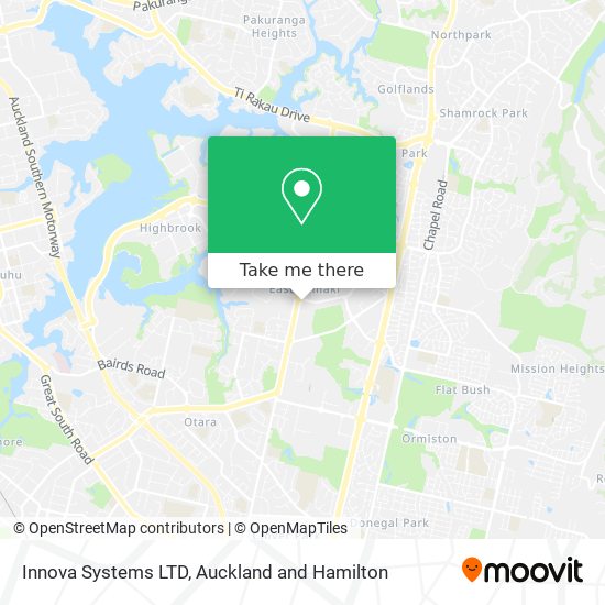 Innova Systems LTD map