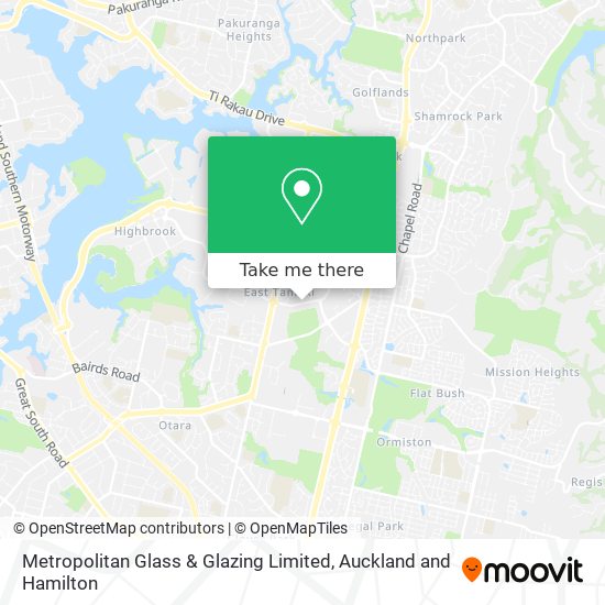Metropolitan Glass & Glazing Limited map