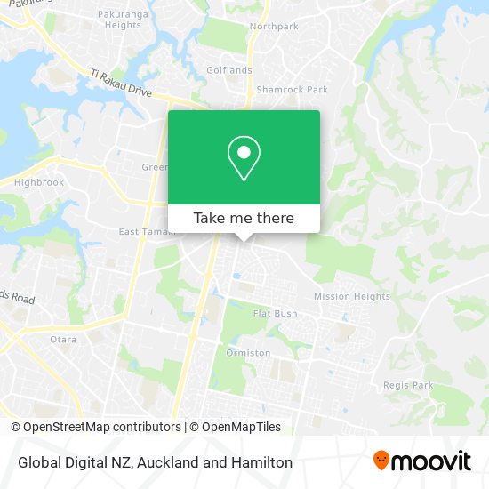 Global Digital NZ map