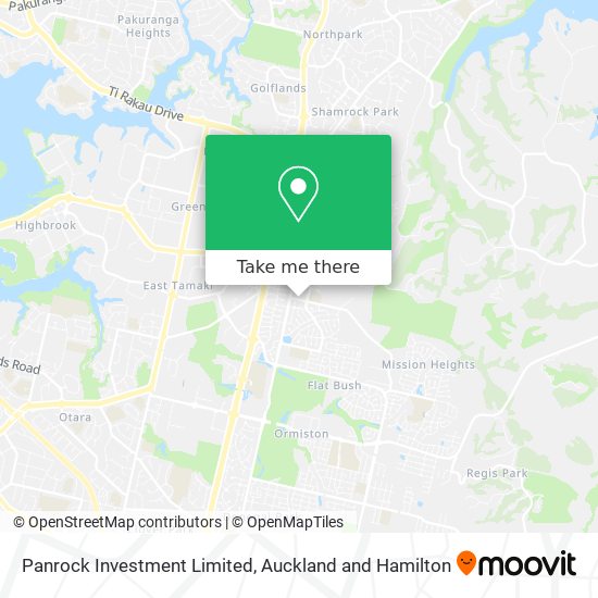 Panrock Investment Limited map