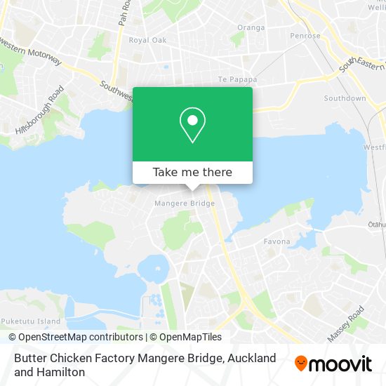 Butter Chicken Factory Mangere Bridge map