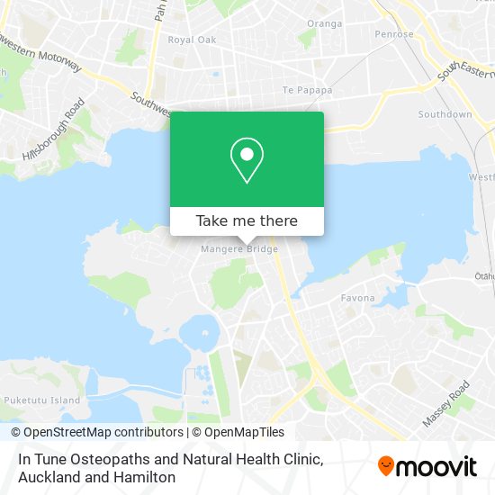 In Tune Osteopaths and Natural Health Clinic map