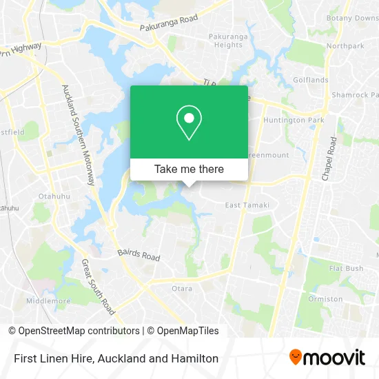 First Linen Hire map