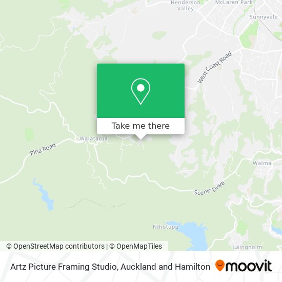 Artz Picture Framing Studio map