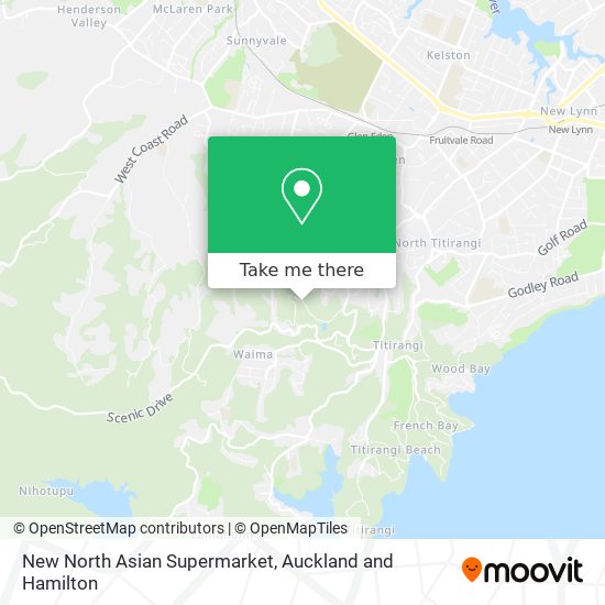 New North Asian Supermarket地图