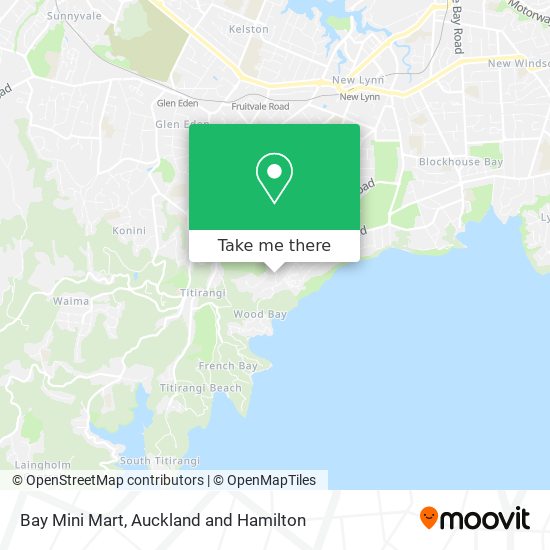 Bay Mini Mart map