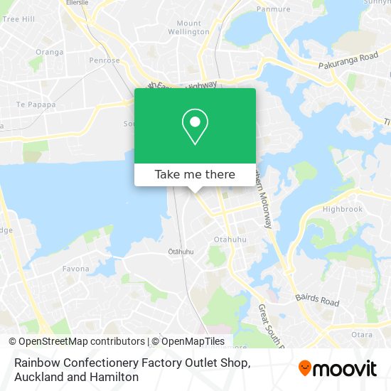 Rainbow Confectionery Factory Outlet Shop map