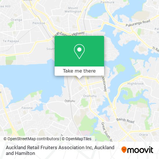 Auckland Retail Fruiters Association Inc map