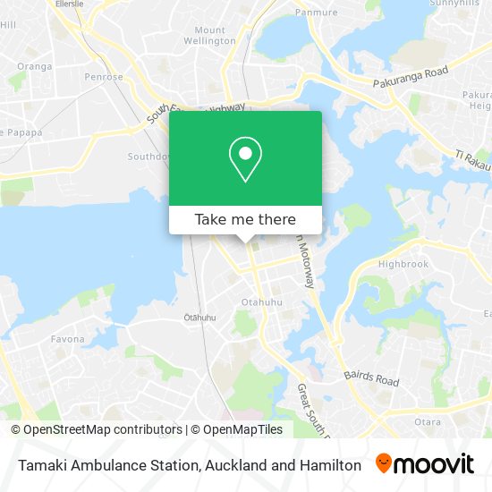 Tamaki Ambulance Station map
