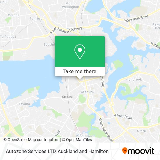 Autozone Services LTD map