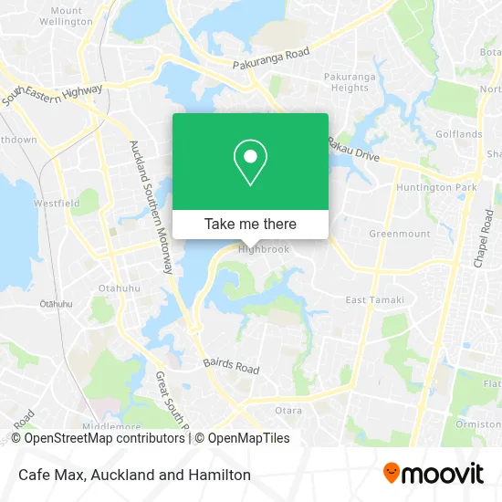 Cafe Max map