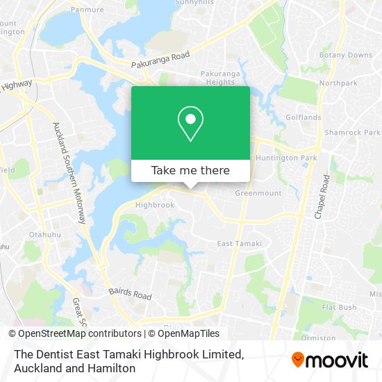 The Dentist East Tamaki Highbrook Limited地图