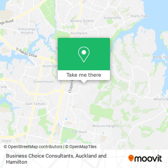 Business Choice Consultants map