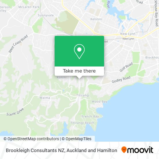 Brookleigh Consultants NZ map