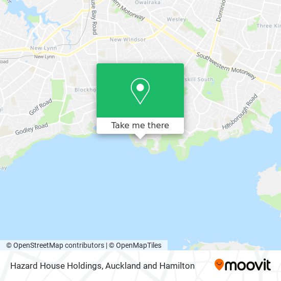 Hazard House Holdings map