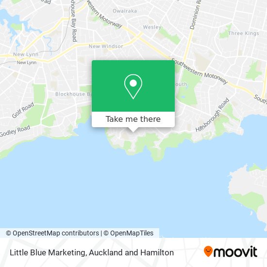 Little Blue Marketing map