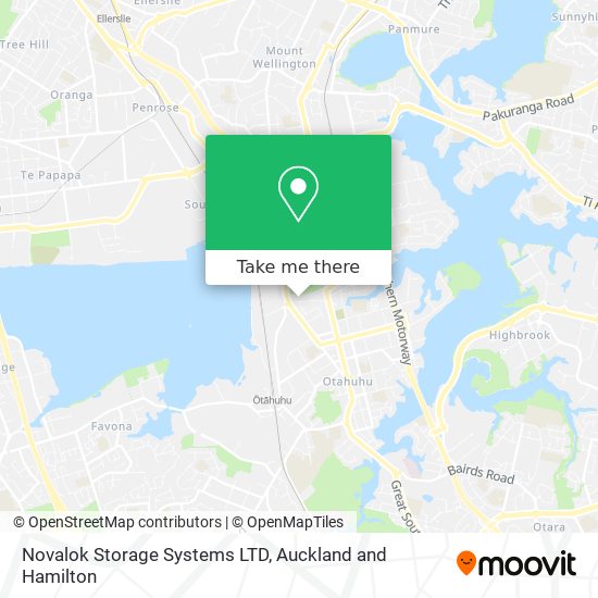 Novalok Storage Systems LTD map