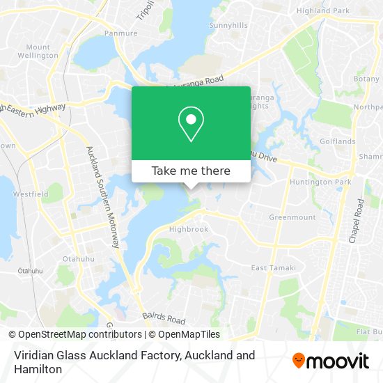 Viridian Glass Auckland Factory地图